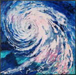 Blue Spiral (20 x 20)